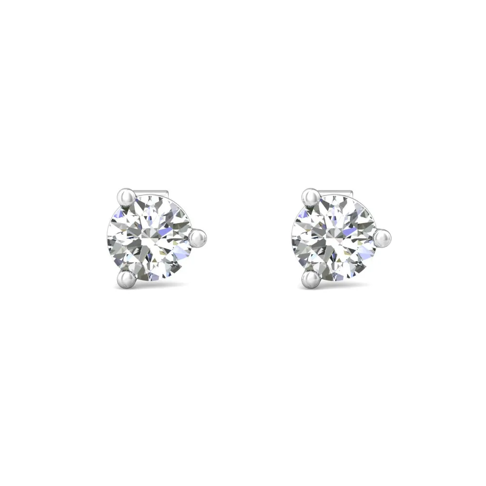 Smyth Diamond Classics 18k Gold Diamond Stud Earrings